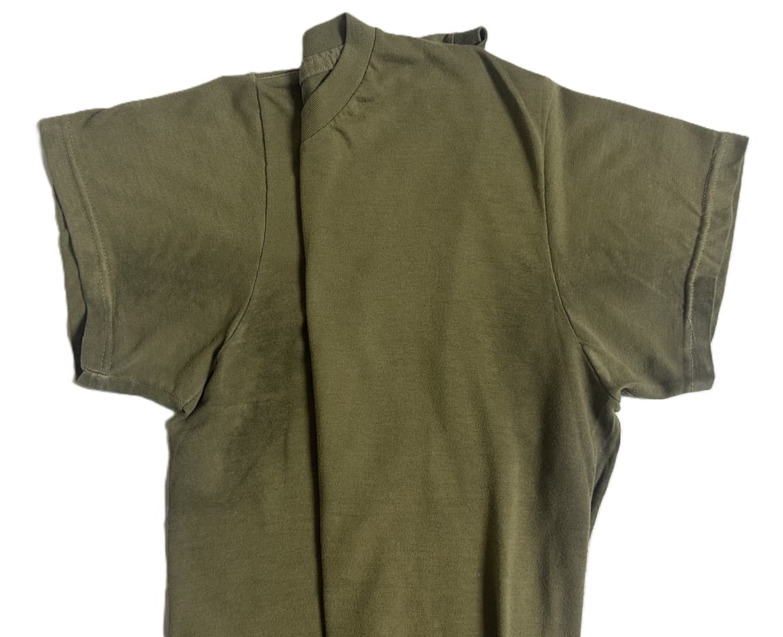 미군 카키색 라운드 반팔 티셔츠 (L) (18) (만원샵) 상품이미지7