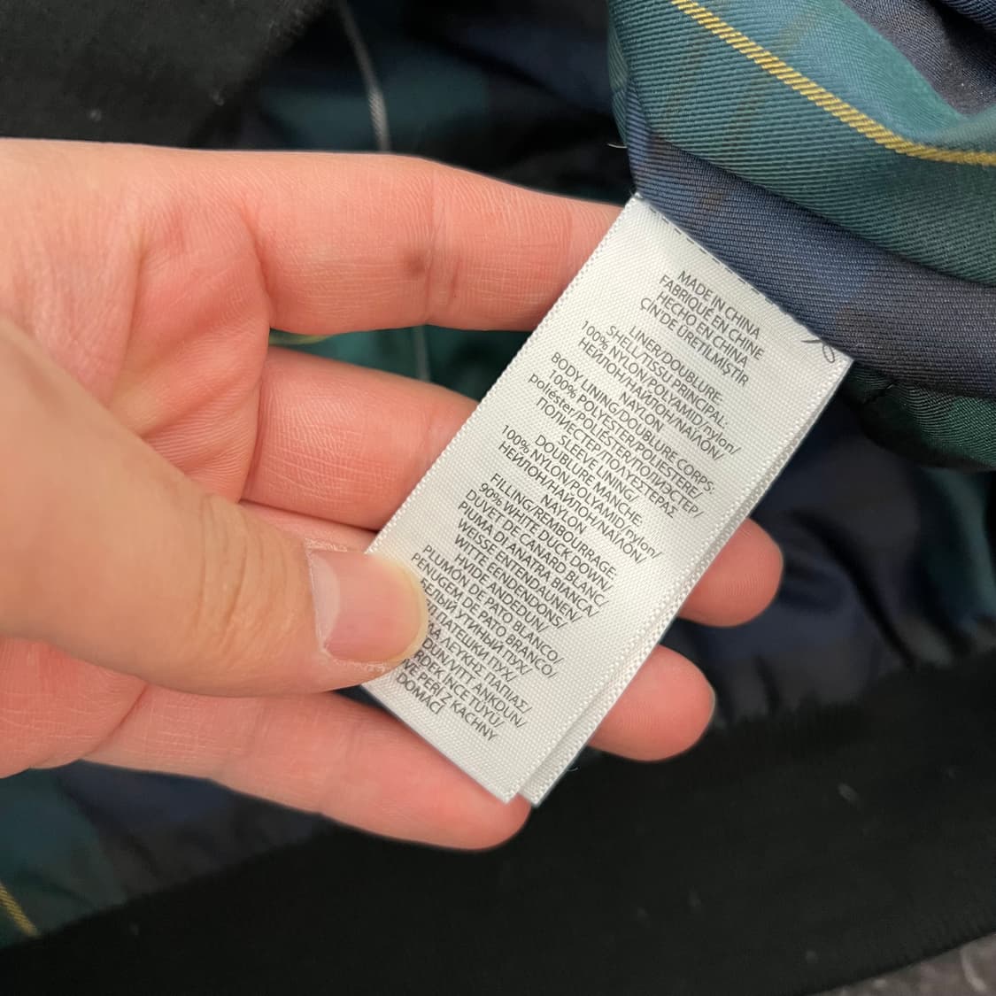 폴로랄프로렌 로고 경량 다운 자켓 블랙 상품이미지7