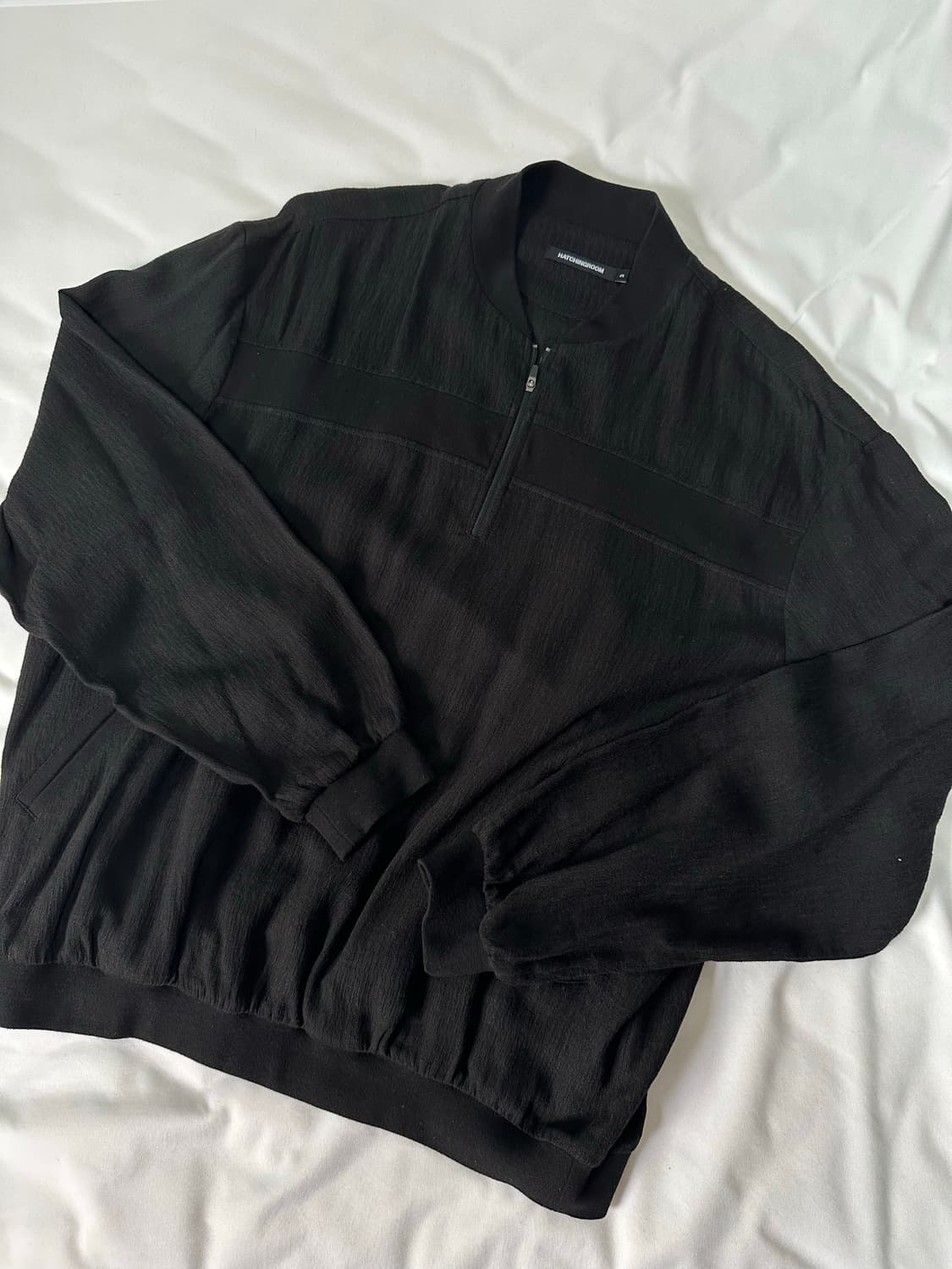 (3) 해칭룸 Archive Pullover Shirt Black 상품이미지2