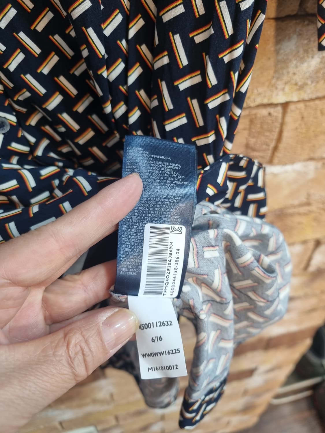 타미힐피거 패턴 셔츠 원피스 상품이미지5