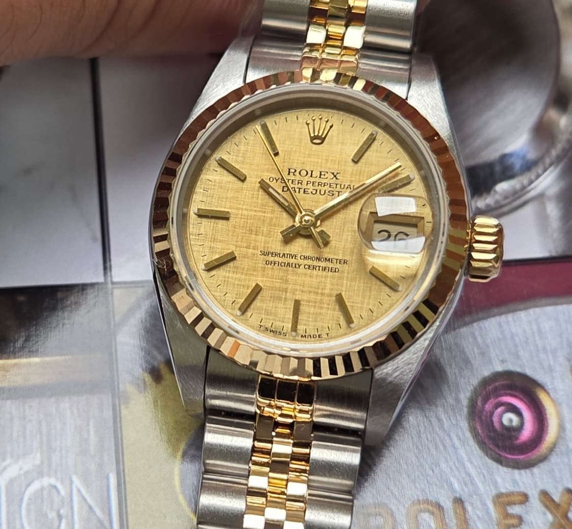 롤렉스 데이저스트 69173 18K콤비 보카시판 쥬빌리줄 여성용 (감정서 상품이미지3