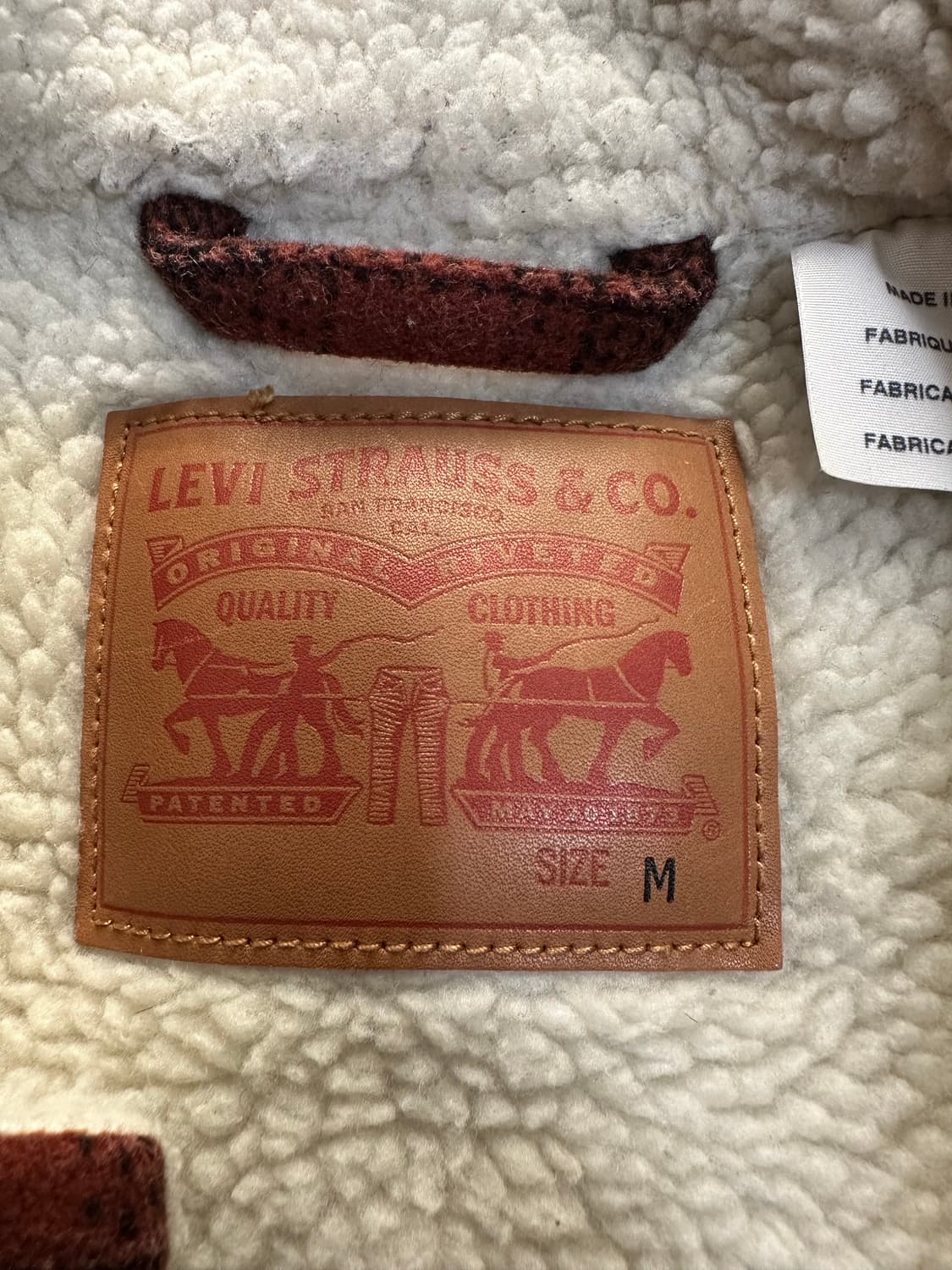 리바이스 쉐르파 트러커 자켓 M 상품이미지3