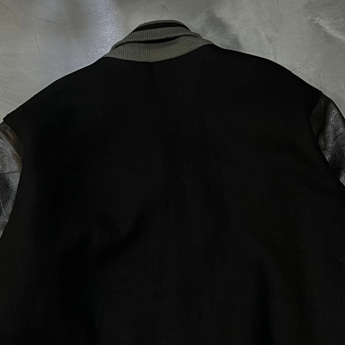  Still Diggin 레더 소매 바시티 자켓 y14409 상품이미지4