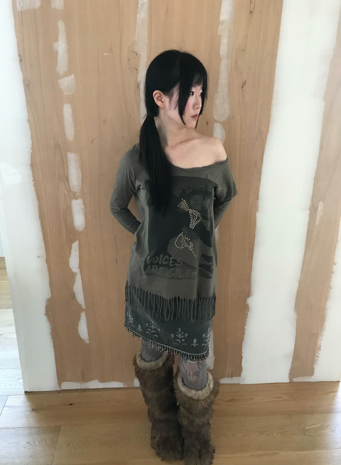 vintage tassel print top 상품이미지7