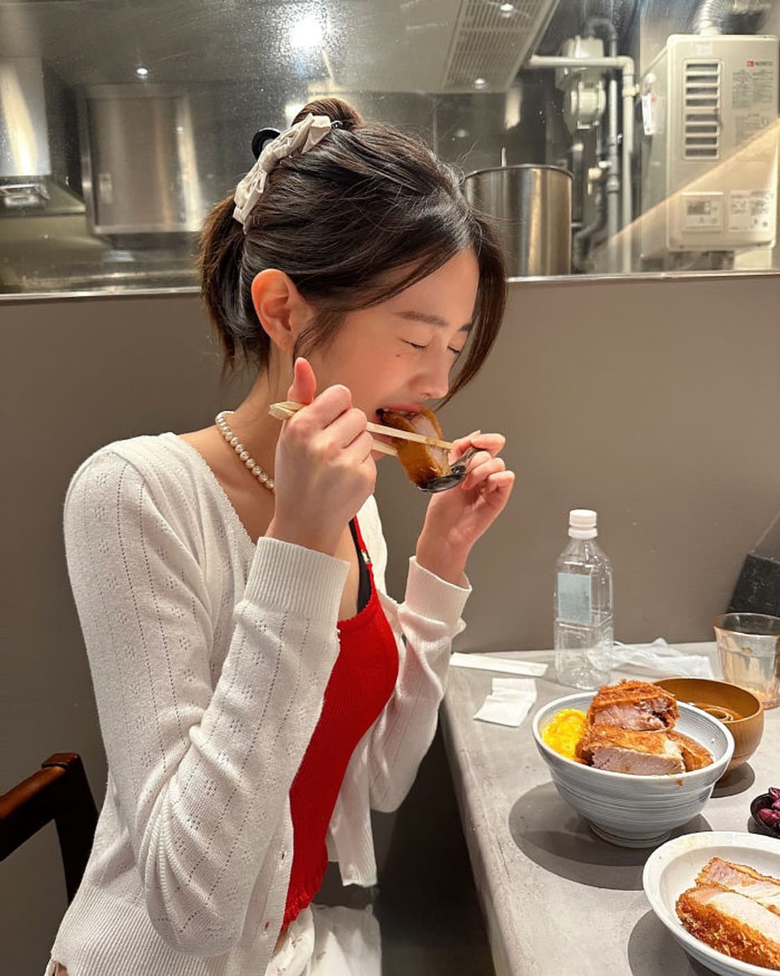 배드블러드 펀칭 나시+가디건 세트 상품이미지6