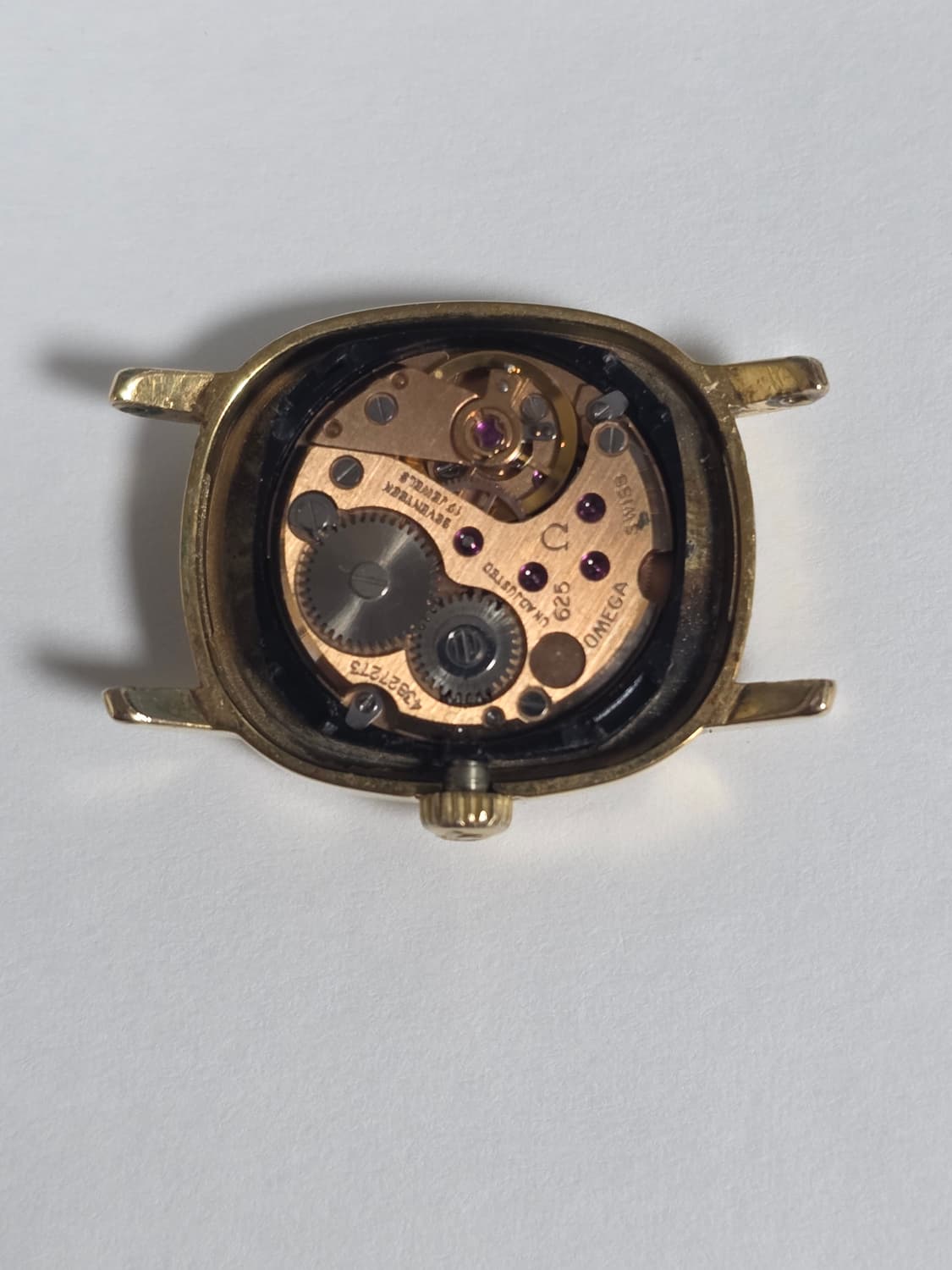 오메가 시계 빈티지 OMEGE 드빌 금장 수동 올제치 여성용 상품이미지7