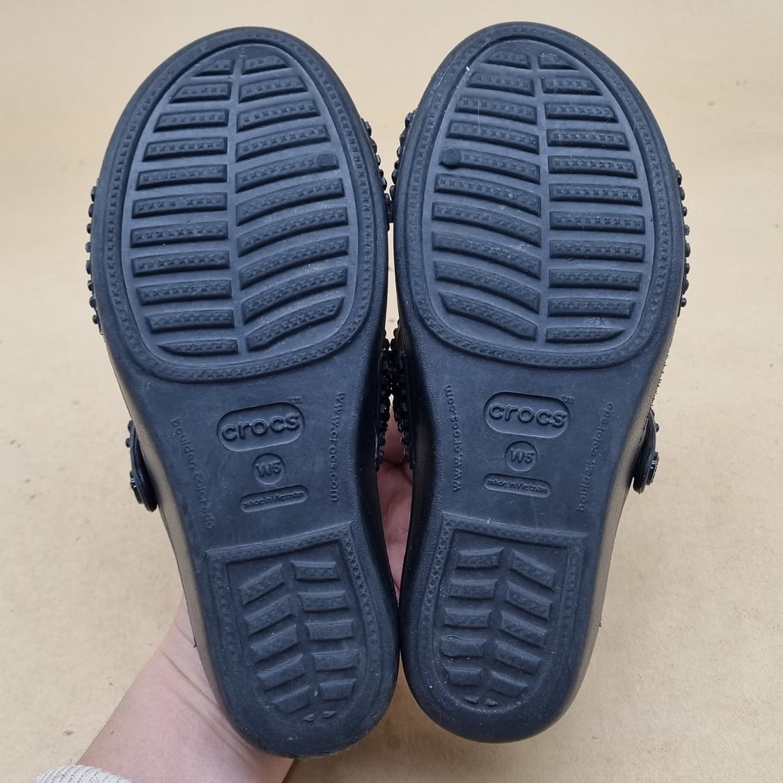 크록스 파트리시아 디아망떼 웨지샌들 220 상품이미지3