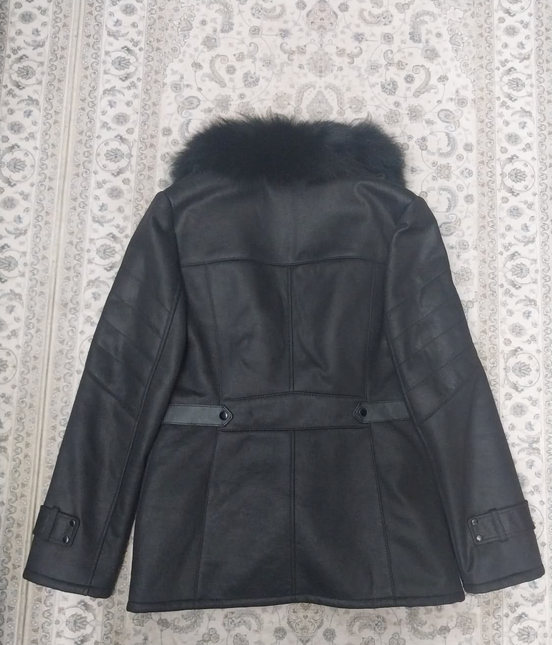 Olivia Lauren 블랙 여우 퍼 코트 90 상품이미지3