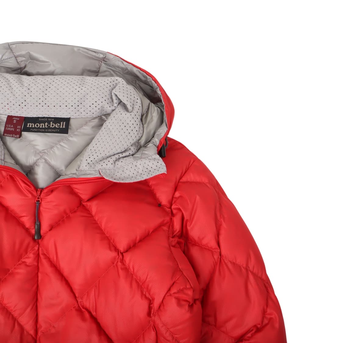 몽벨 재팬 알파인 레드 푸퍼 다운 패딩 상품이미지3