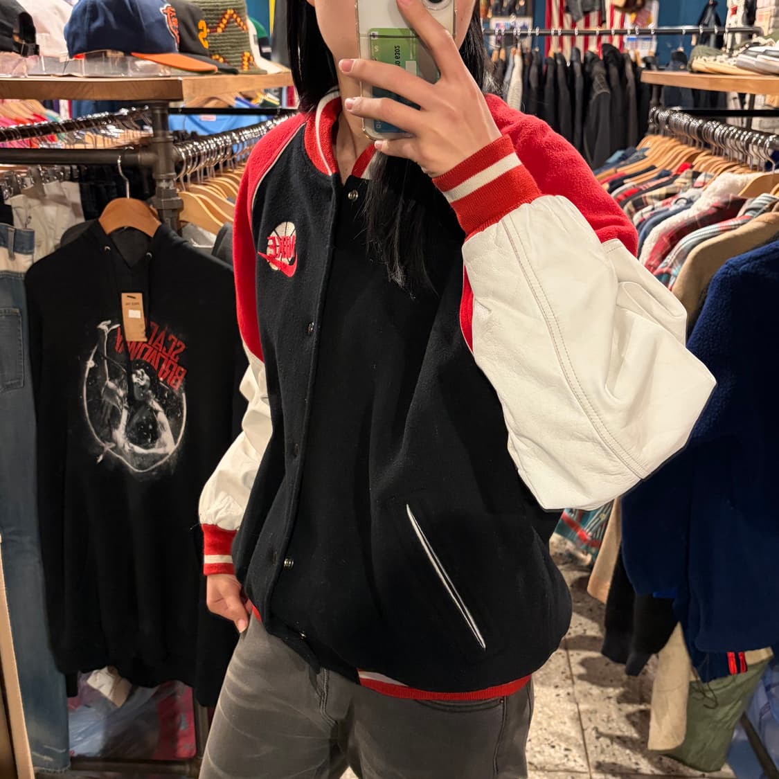 nike 나이키 자수 울 바시티 점퍼 상품이미지3