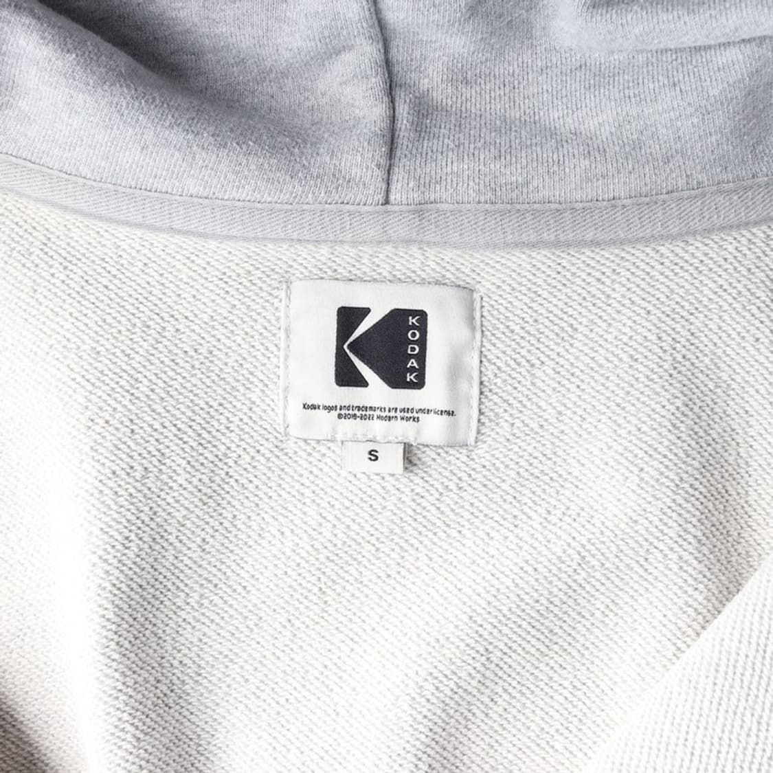 코닥 에센셜 가죽 로고 기모 후드 집업 S 상품이미지6
