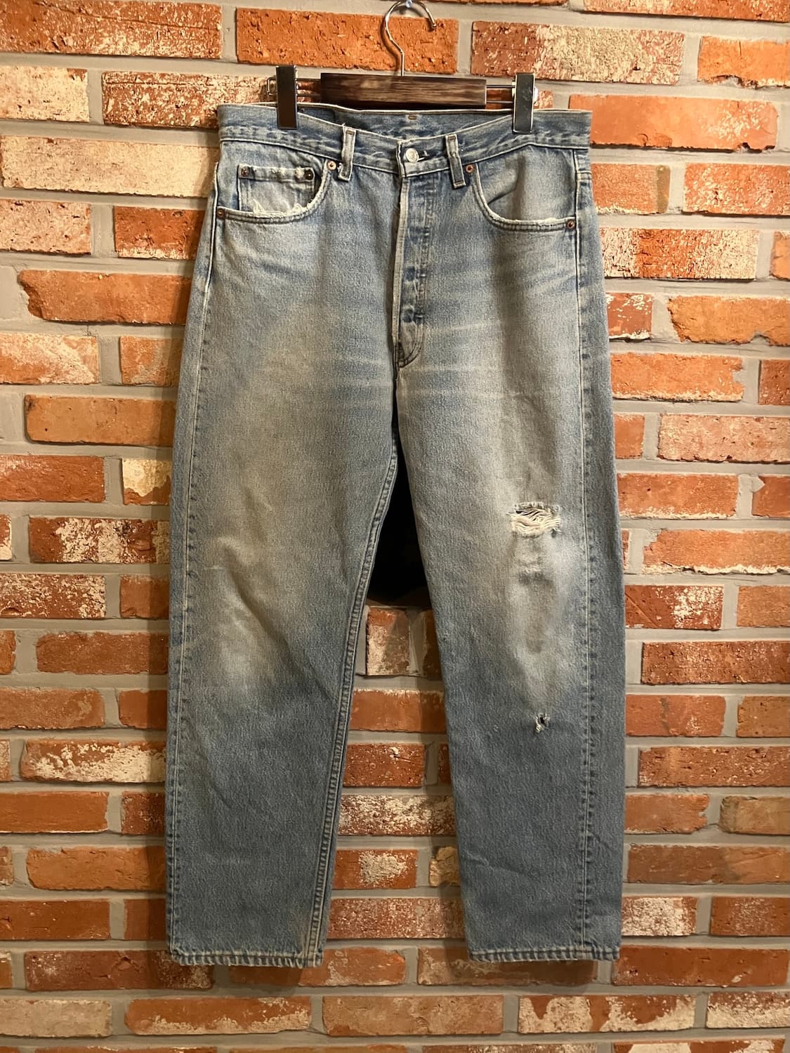 90s USA 빈티지 리바이스 501xx 0000 데님 팬츠 상품이미지2