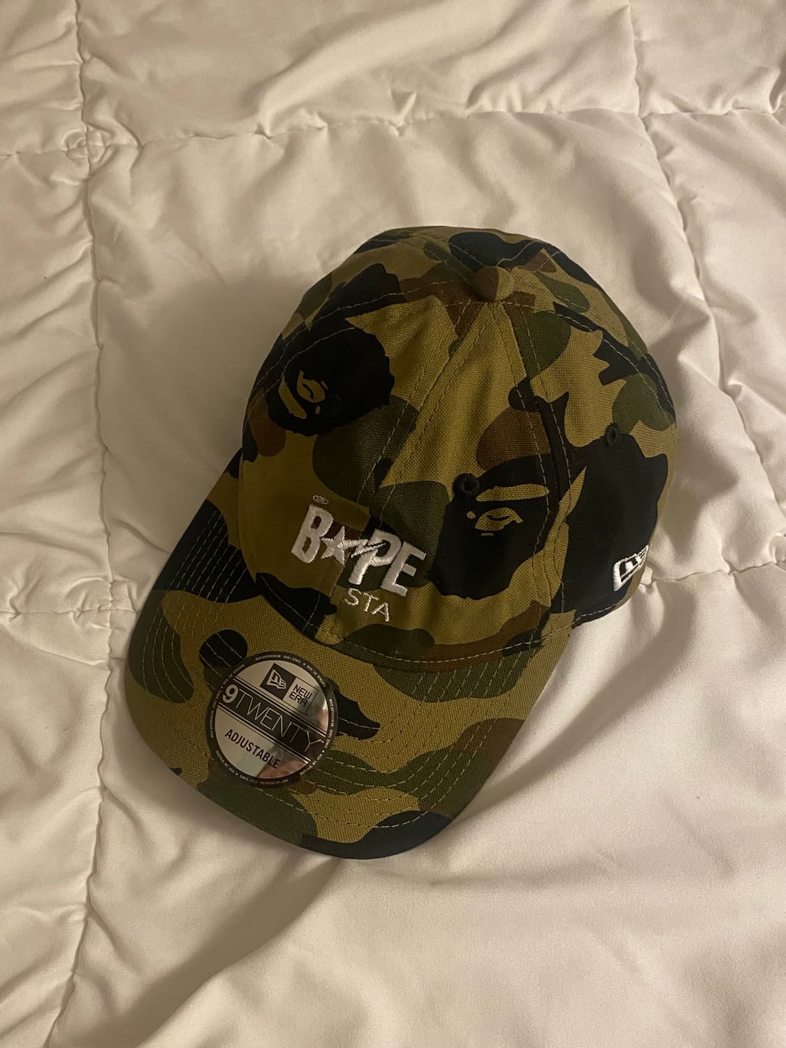 Bape 베이프 스타 뉴에라 콜라보 카모 볼캡 상품이미지1