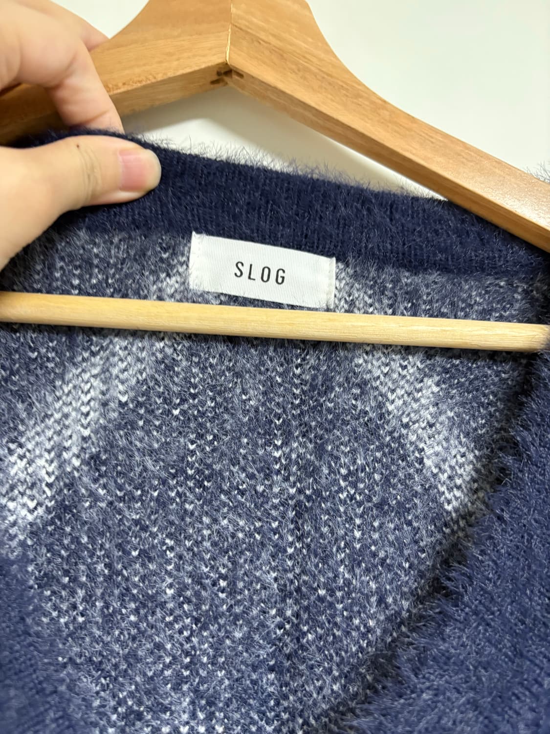 (새상품)SLOG 아가일 가디건 상품이미지3