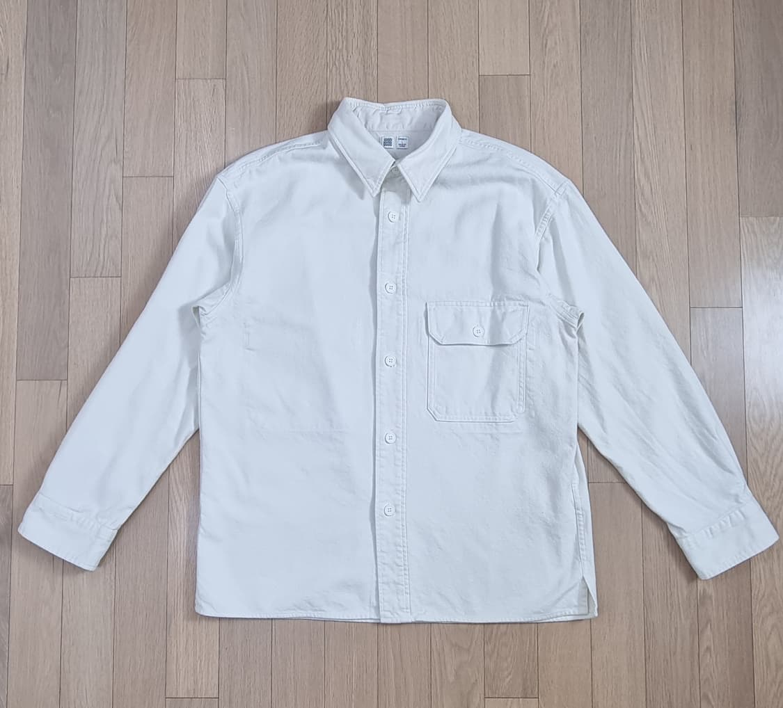 유니클로 X 르메르 프란넬 오버핏 셔츠 L _ 여성 상품이미지1