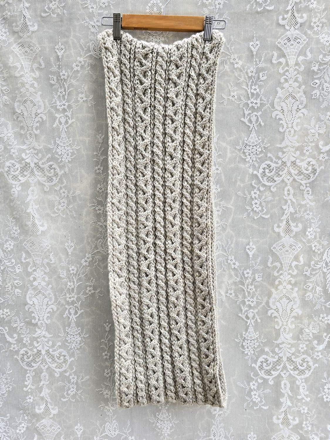 영국산 케이블니트 머플러 상품이미지1