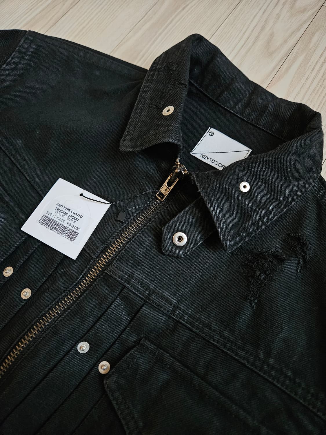 넥스트도어립스 2ND TYPE COATED TRUCKER JACKET 상품이미지2