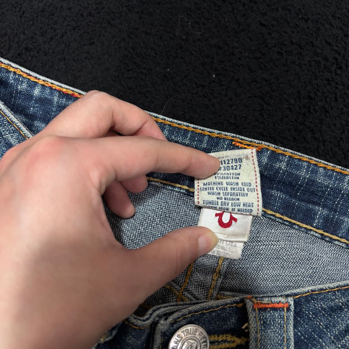 24 트루릴리전 BECKY 세미부츠컷 플레어진 상품이미지5