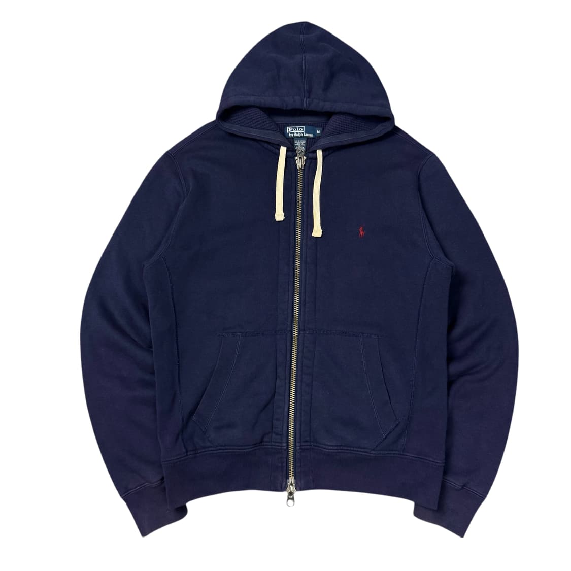 (M) 폴로 랄프로렌 투웨이 써멀 후드집업 네이비 상품이미지1