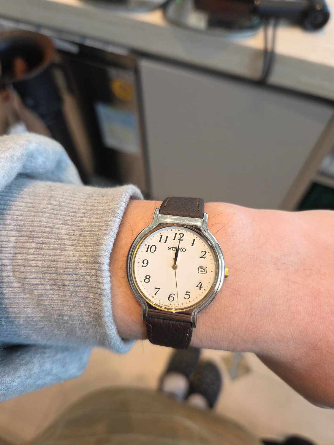 세이코 빈티지 쿼츠 8090년대 시계 상품이미지2