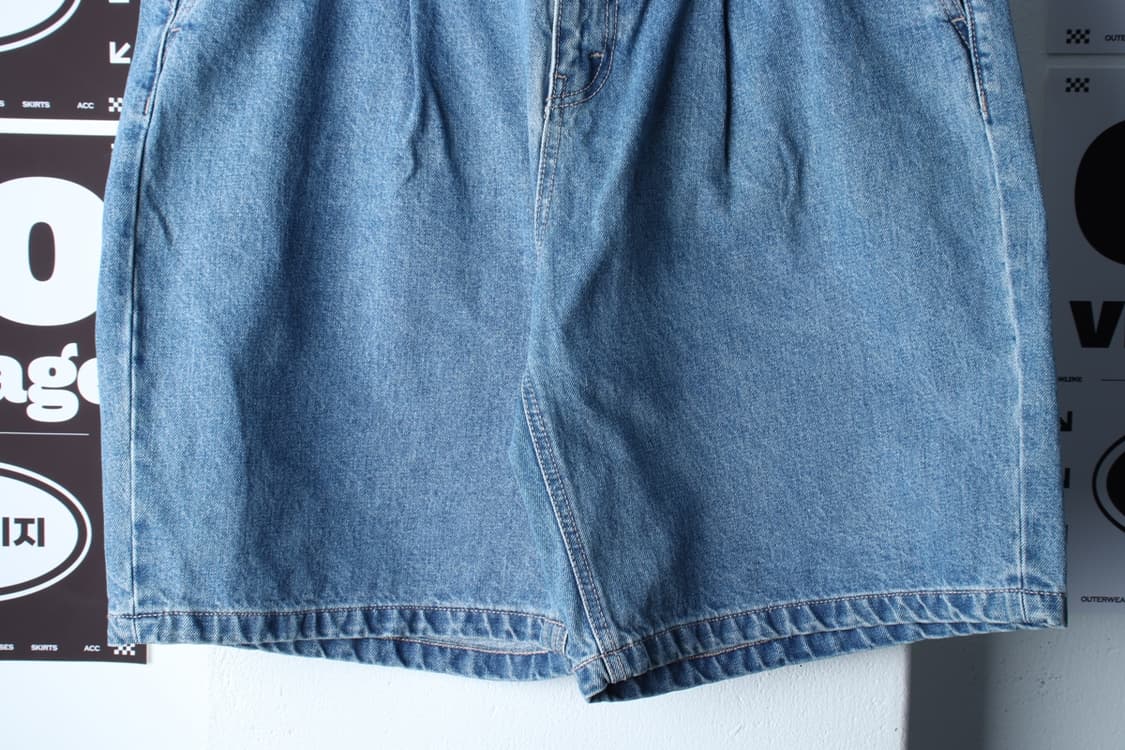 (2XL) 멜란지마스터 반바지 팬츠 빅사이즈 데님 청 아메카지-P9994 상품이미지4