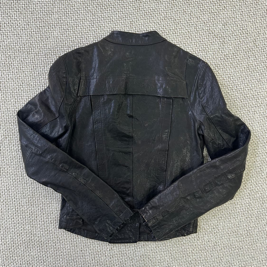 85 테이트 숏 레더 자켓 0424D 상품이미지4