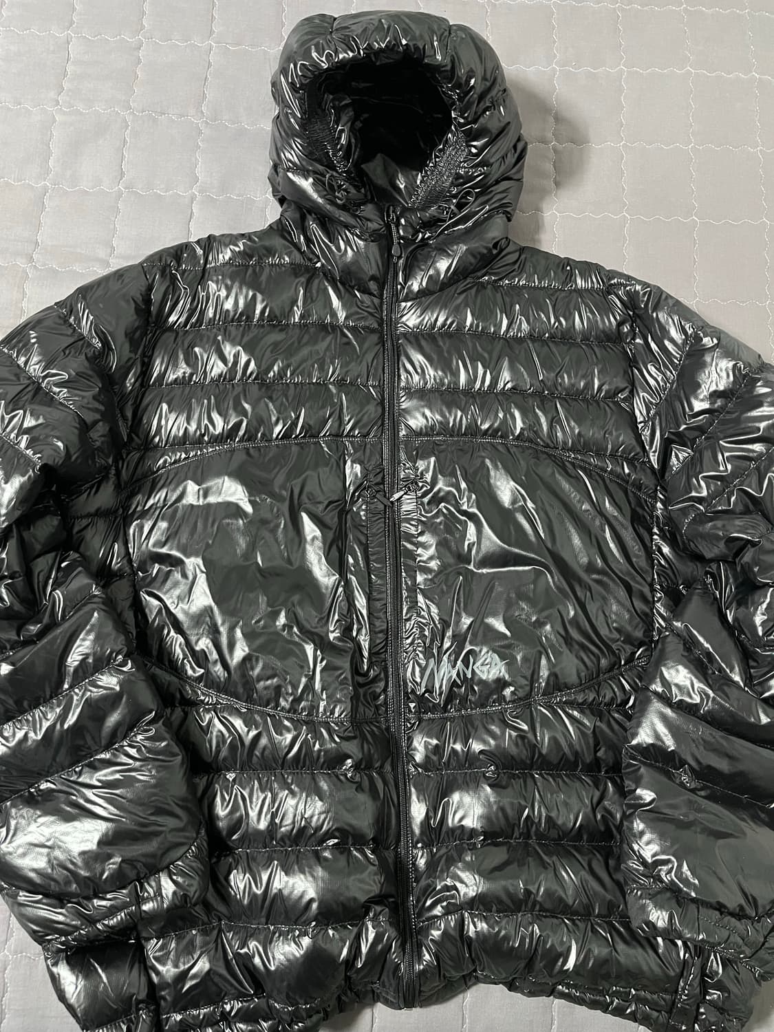 난가 에어리얼 다운 파카 패커블 블랙 XL 상품이미지2