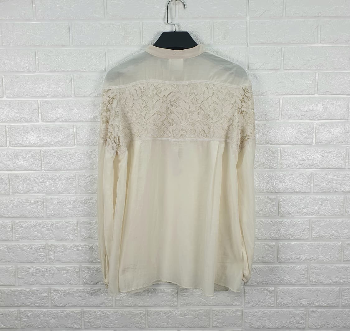 [55]구호 레이스 배색 블라우스 상품이미지3