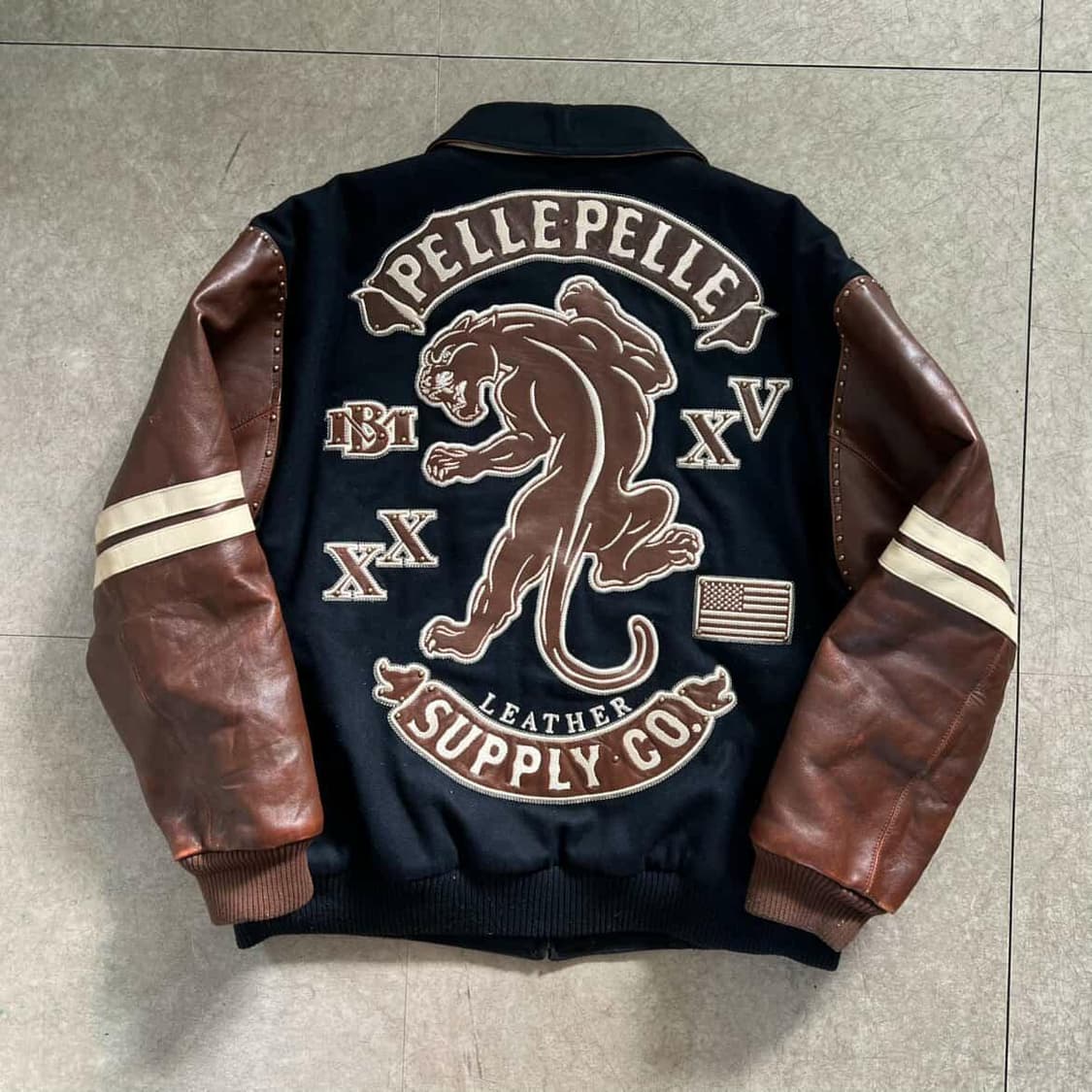 펠레펠레 표범 가죽자켓 상품이미지1