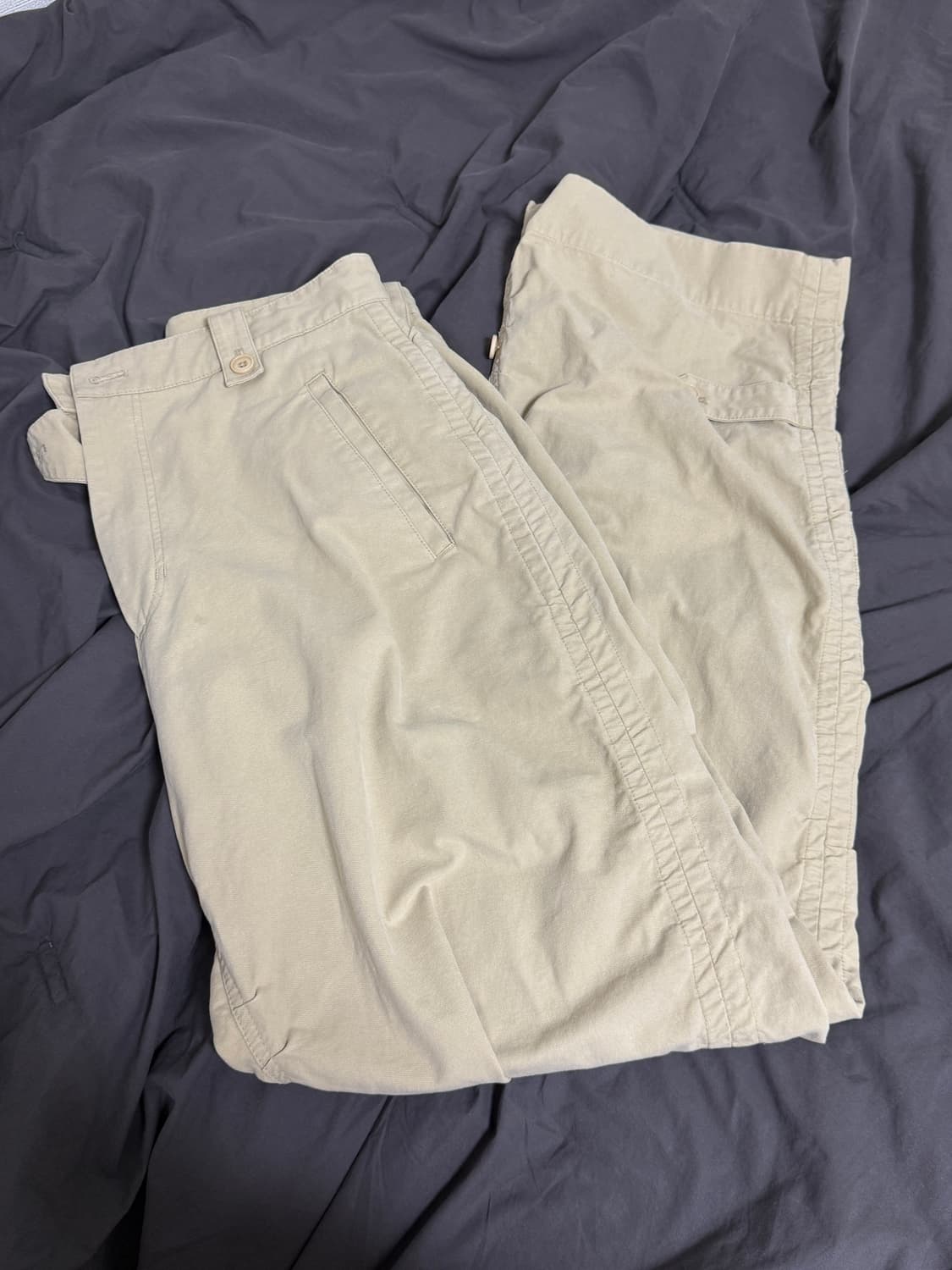 쿠어 셔링 컴벳 트라우져 베이지 S 상품이미지3