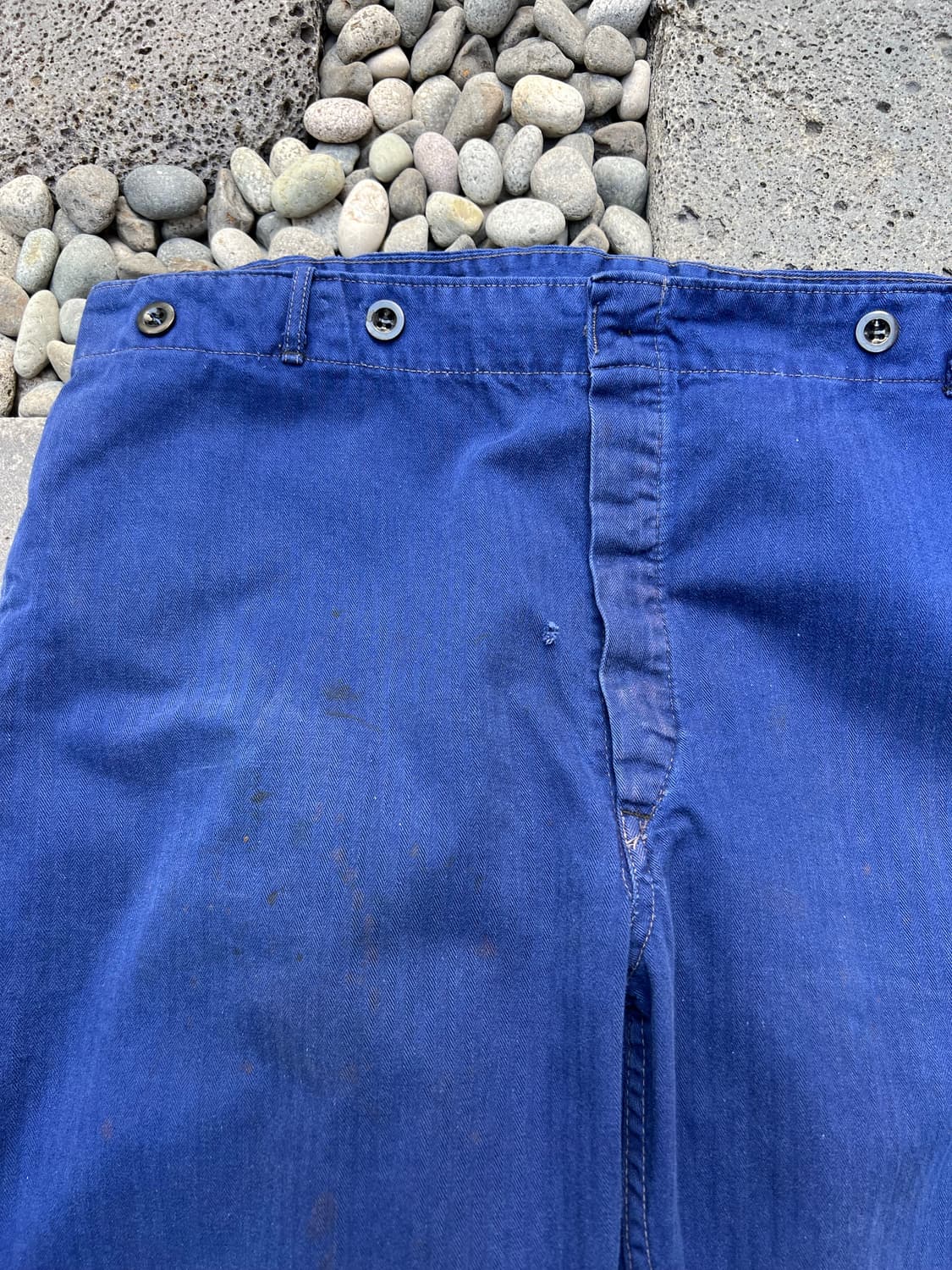 (38인치)FADED VINTAGE WASHING 헤링본프렌치워크팬츠 상품이미지6