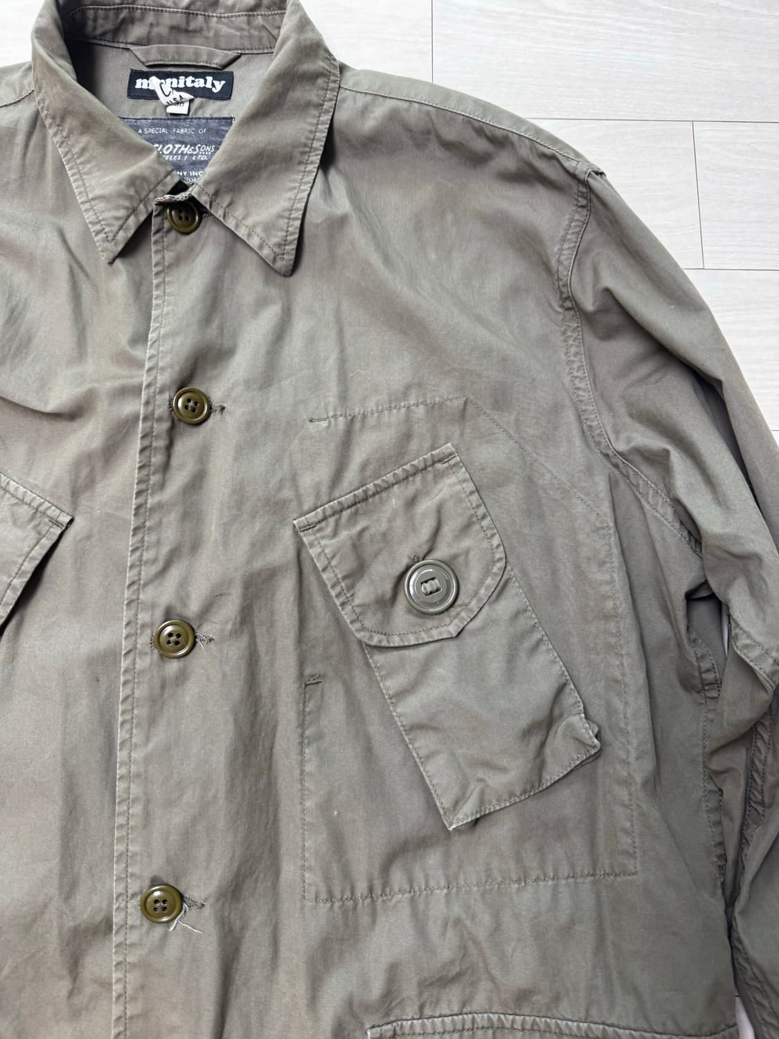 모니탈리 스웨덴군 M-59 필드 자켓 복각제품 상품이미지7