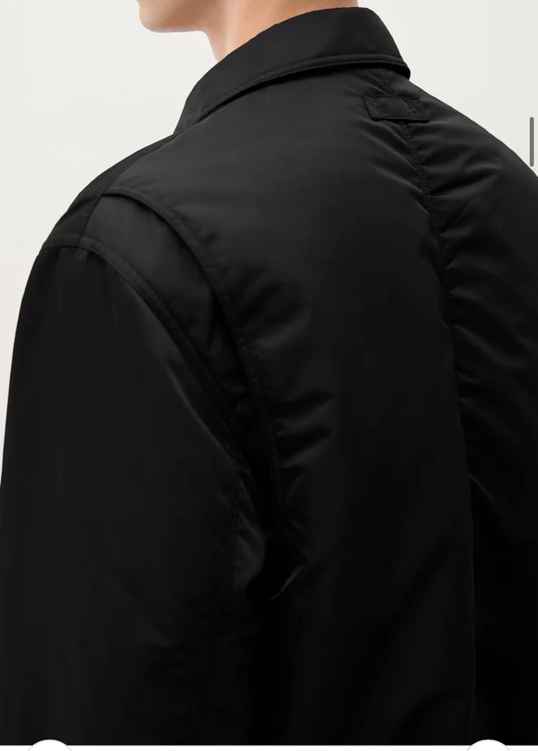 (L) 드로우핏 크롭 패디드 플라이트 블루종 자켓 [BLACK] 판매 상품이미지6