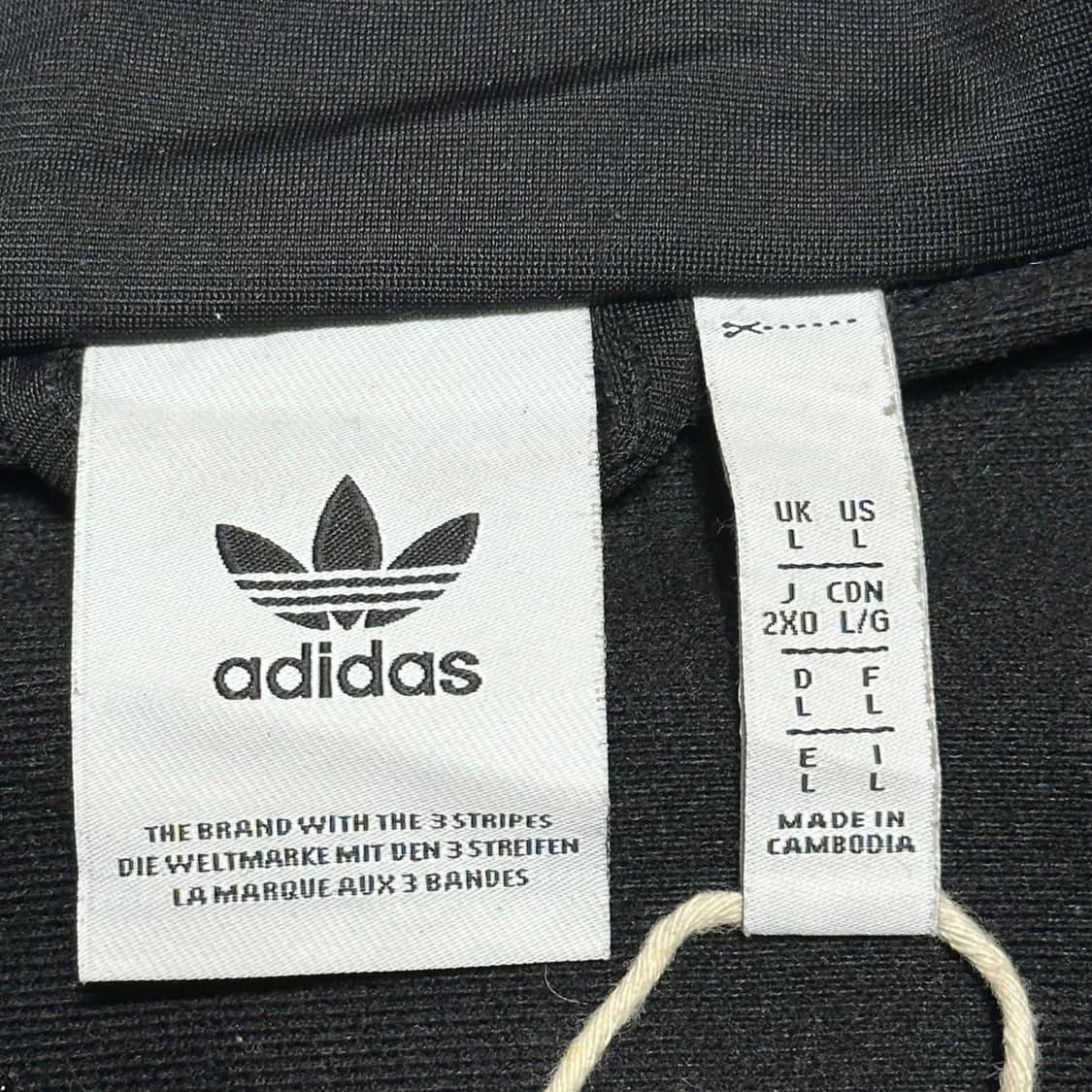 L 아디다스 파이어버드 블랙 트랙탑 상품이미지4