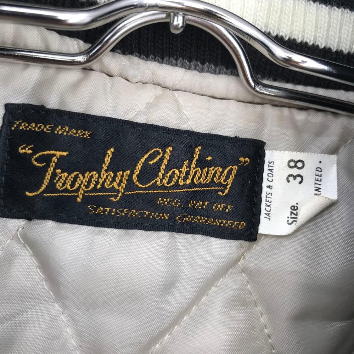 트로피클로딩 캔버스 소가죽 스타디움 자켓 바시티 상품이미지9