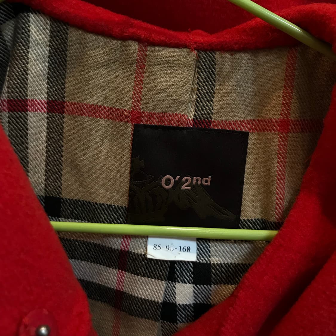 Oz2nd 오즈세컨 핀터깔 히메갸루 레드 떡볶이 모후드코트 상품이미지5