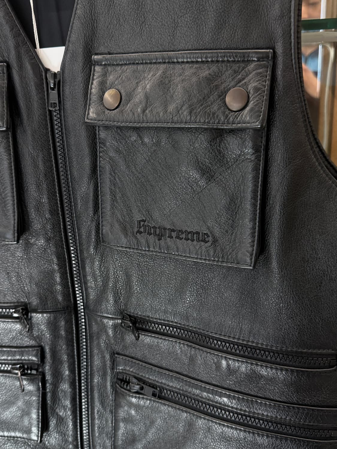 Supreme utility leather vest  상품이미지4