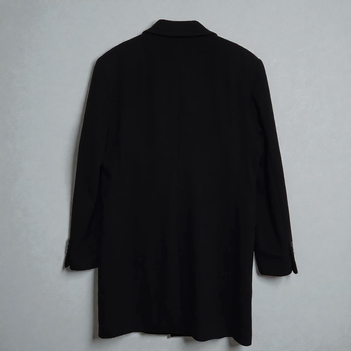 100~105)지오송지오 캐시미어 코트 블랙 상품이미지5