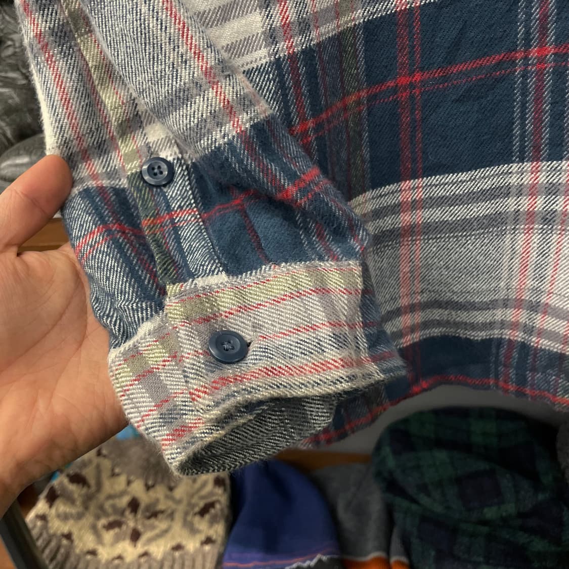 FA12 파타고니아 오가닉 코튼 포켓 플란넬 셔츠 상품이미지4