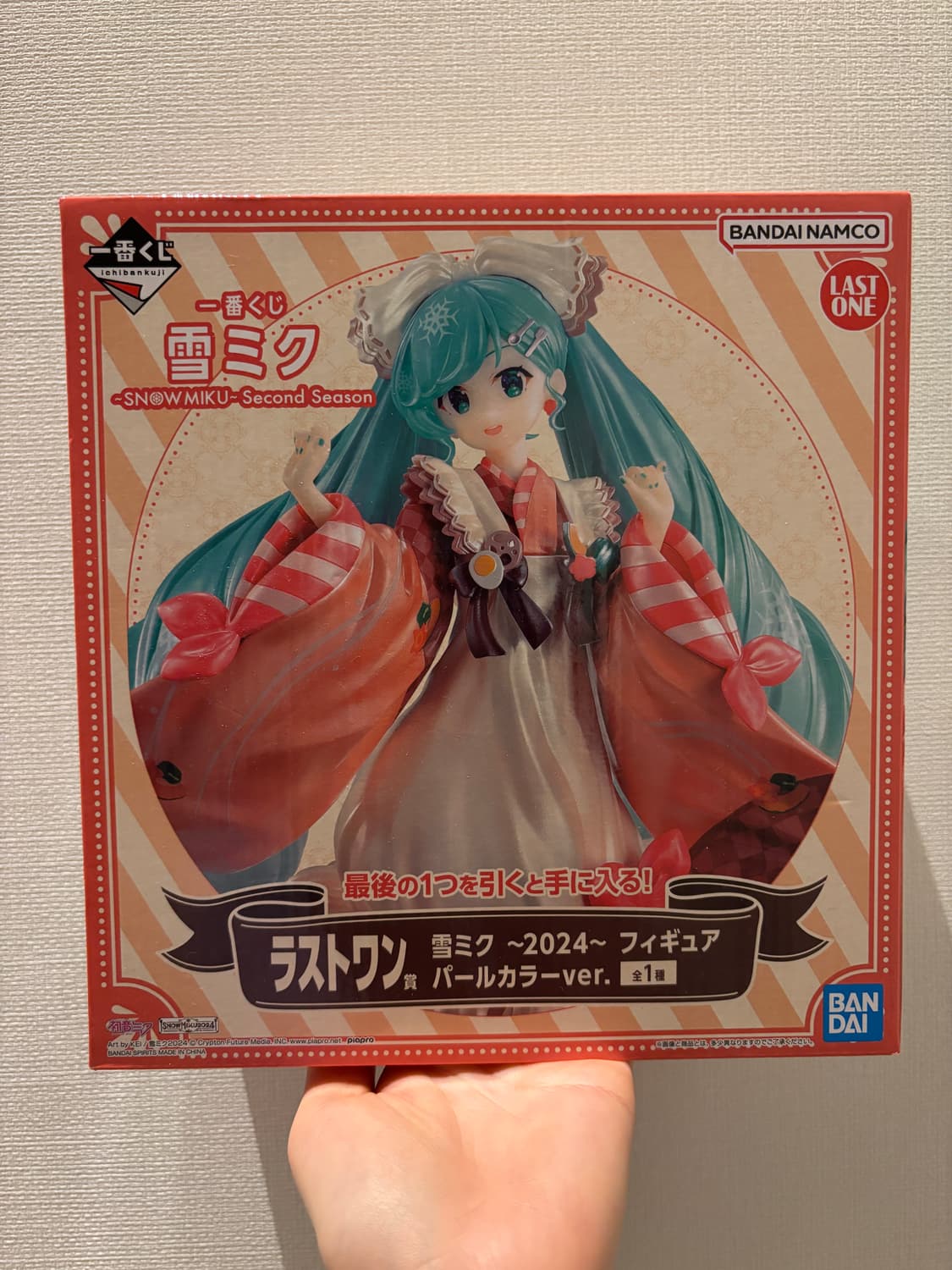 하츠네미쿠 SNOW 유키미쿠 라스트원상 (펄컬러) 상품이미지1