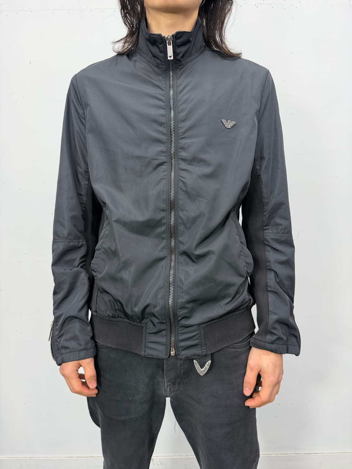 Emporio Armani biker Zip Jacket 상품이미지1
