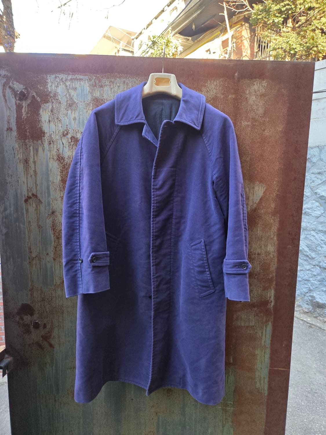 플라넬 몰스킨 코트 상품이미지1