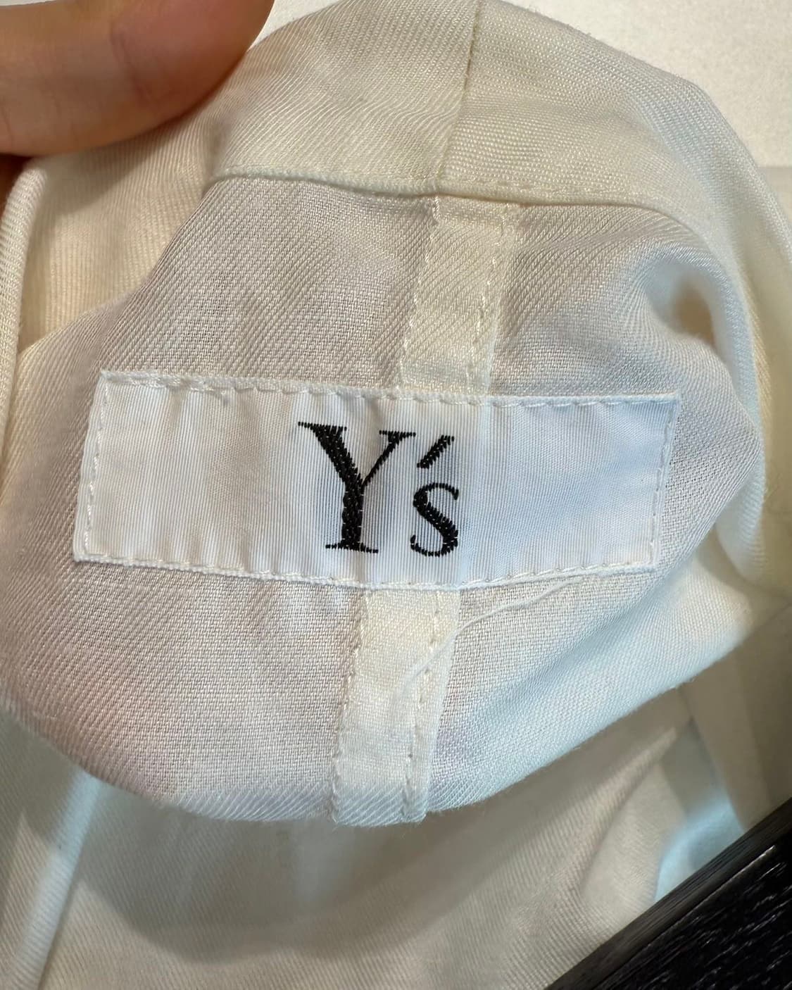 y’s 아이보리 슬리브리스 블레이저 자켓 상품이미지8