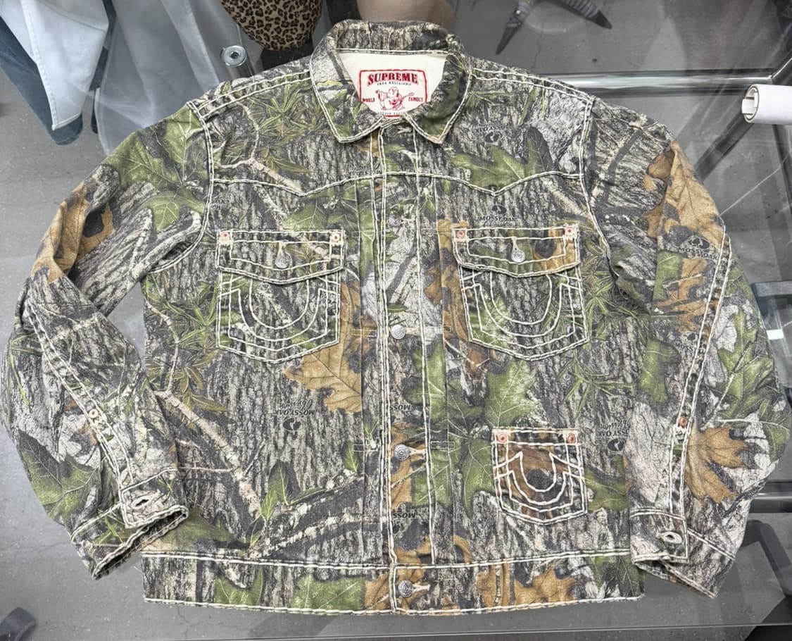 Supreme True Religion Denim Trucker 카모 상품이미지1