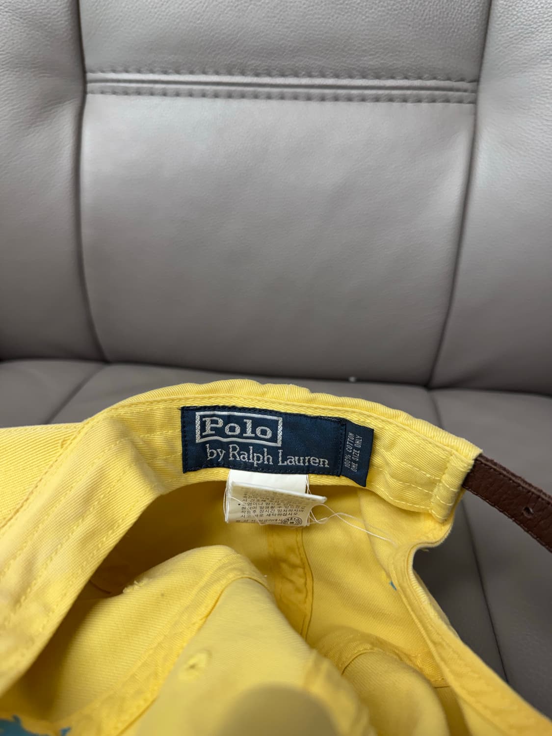 폴로 랄프로렌 볼캡 옐로우 상품이미지5
