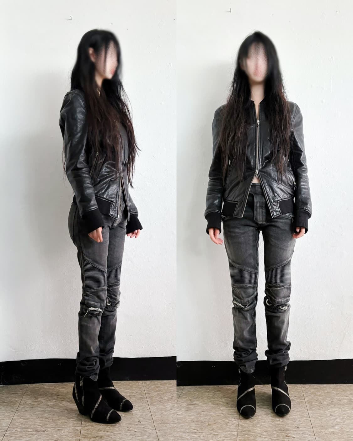 julius 율리우스 전시 샘플 레더 봄버 상품이미지1