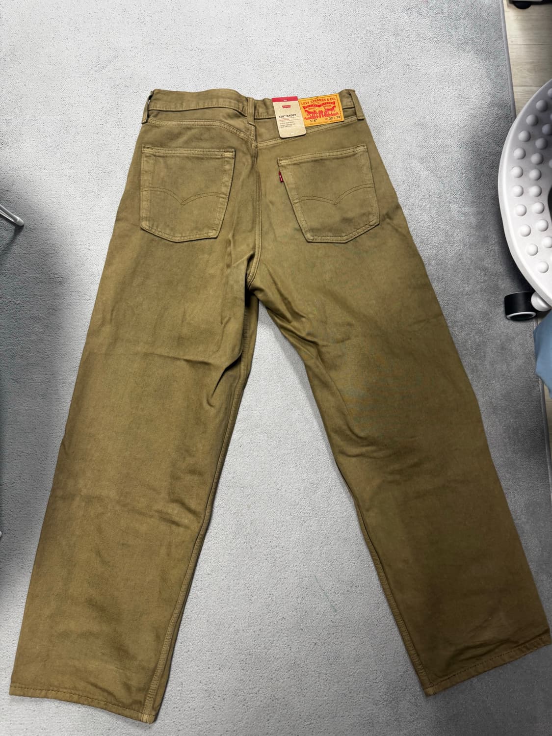 리바이스 578배기진 워시드카키 32사이즈 상품이미지4