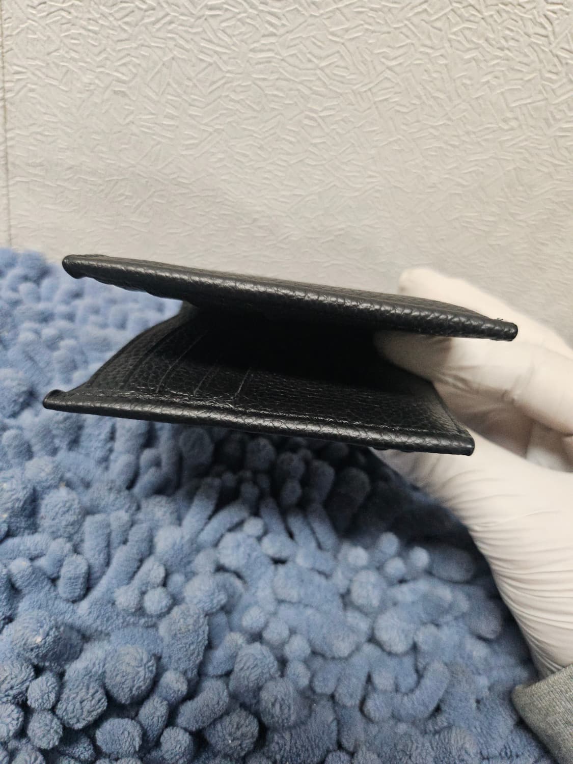 코치 블랙 가죽 반지갑 남성용  11*9 상품이미지9