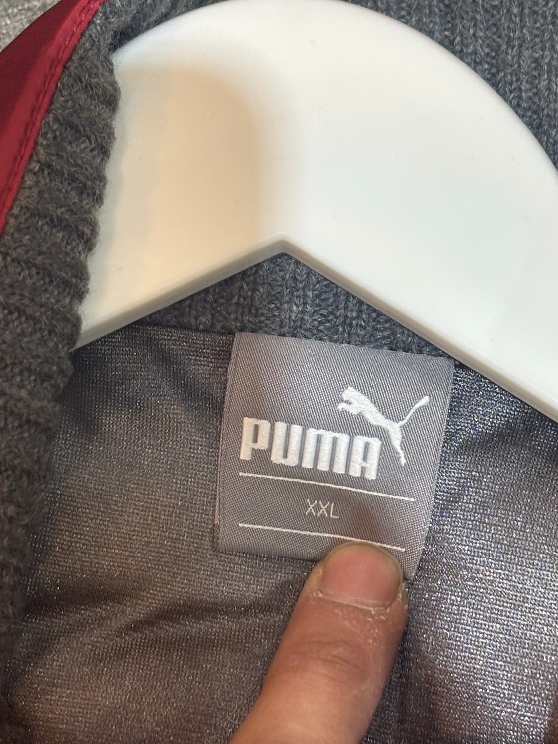 푸마 방풍 니트패딩 110사이즈 상품이미지5