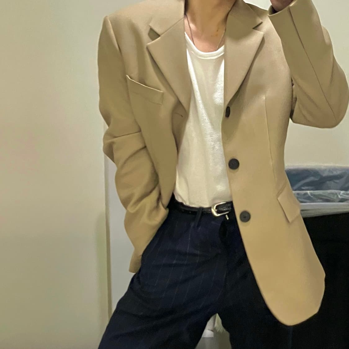 (48) Solid Homme 솔리드옴므 21fw 런웨이 블레이저 상품이미지3